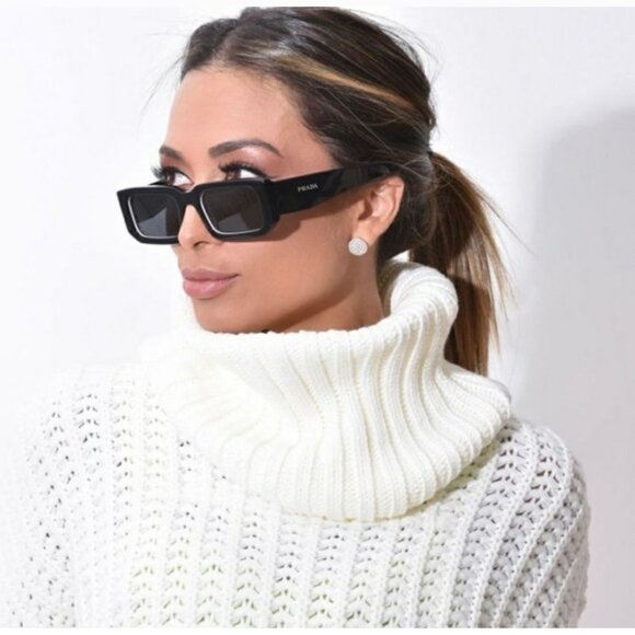 PRADA Symbole Sunglasses - Unisex - Loden Cedar / Dark Brown - Full Inclusion - Picture 11 of 12